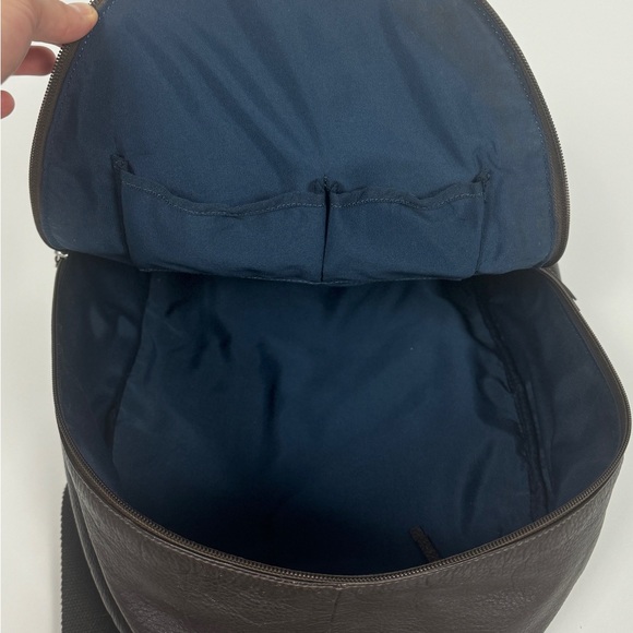 Cole Haan Brown Leather Backpack - Picture 5 of 8